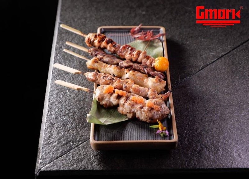Gmark Bamboo Paddle Skewers 10" 100pc/Bag, Kabob Skewers, BBQ Skewers for Outdoor Grilling GM1074 - Image 3